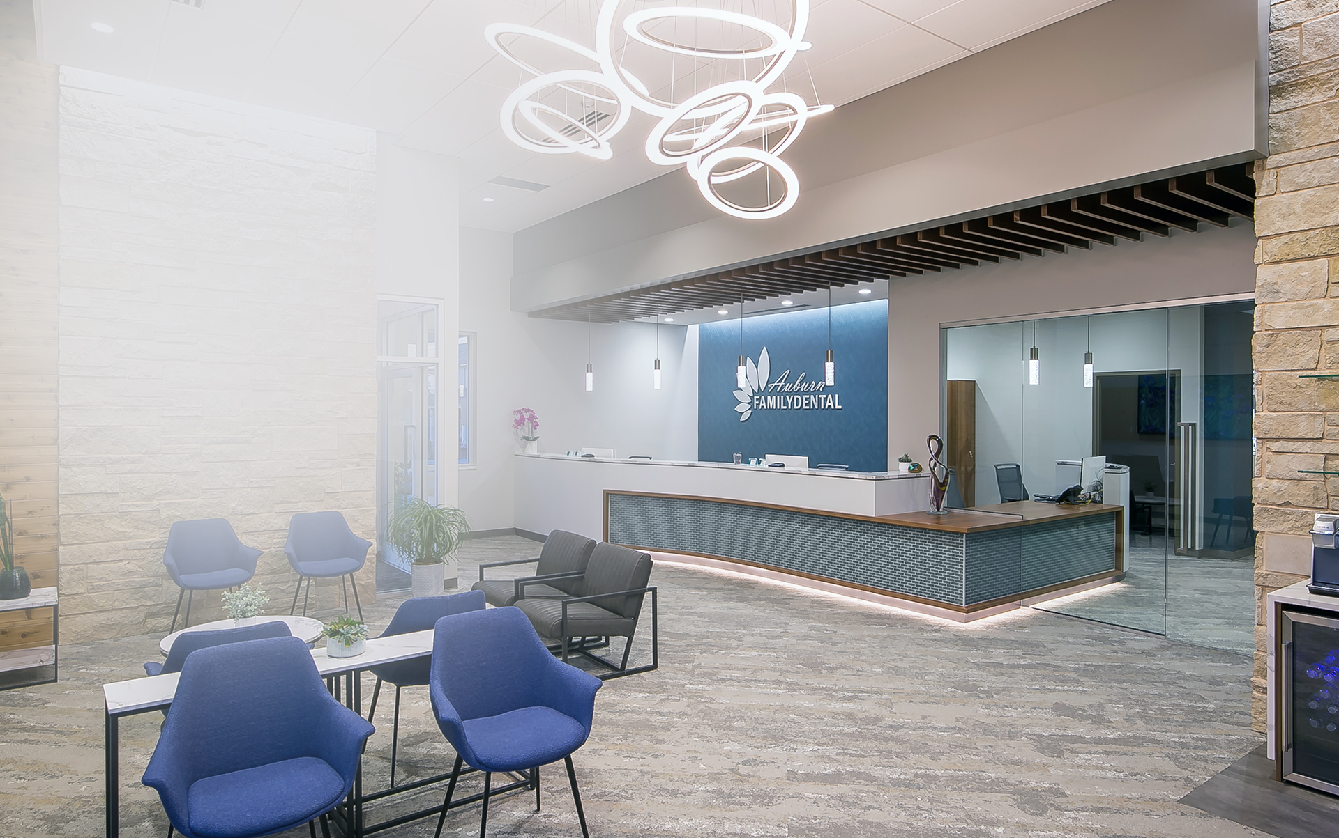 Front office photograph of Auburn Family Dental in Wichita, KS